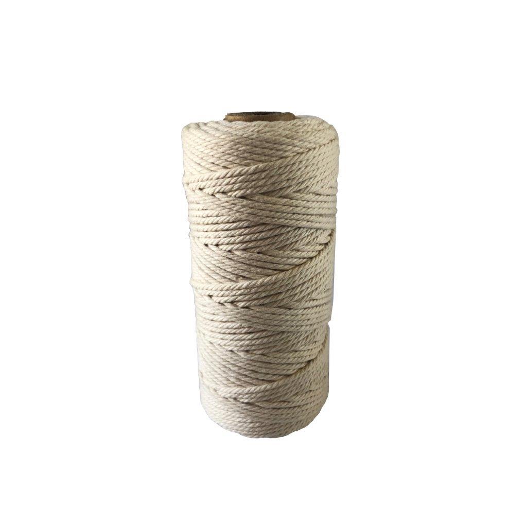 Luxury Macrame Cord ~ Natural Rope 500g, 5mm